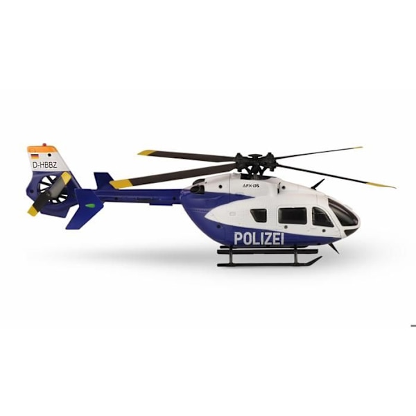 RC Helikopter - AMEWI - AFX-135 Polizei - Vit - Utomhus - 14 år Vit, blå och svart