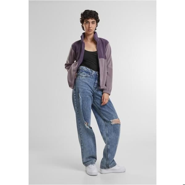 Fleecejacka dam Urban Classics /blekfiolett jag