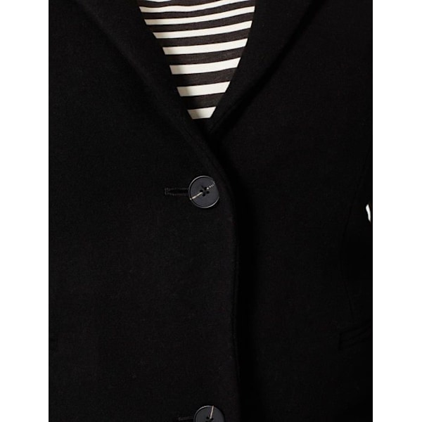 Superdry Coat - Peacoat - Överrock - W5010900A - Studios Quilt Wool Crombie Damjacka Svart XL