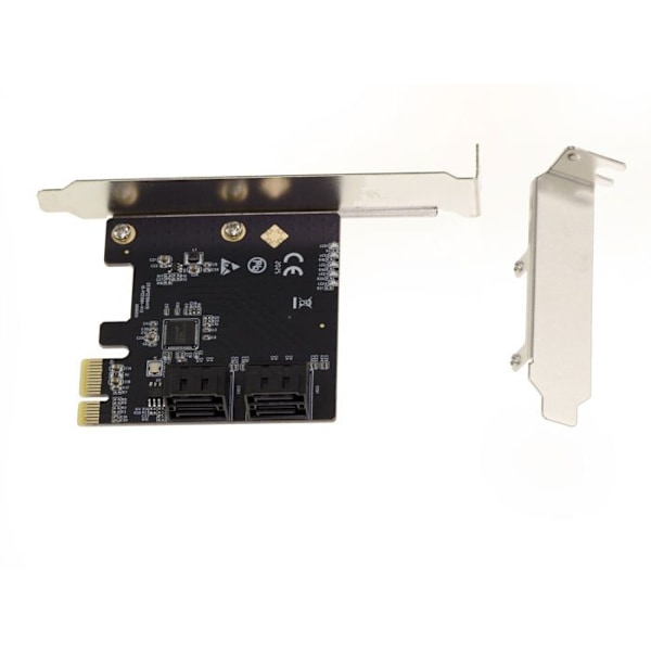4-portars styrkort för SATA-enhet över PCI Express PCIe x1-port med AHCI- och UEFI-stöd. ASM1064 chipset