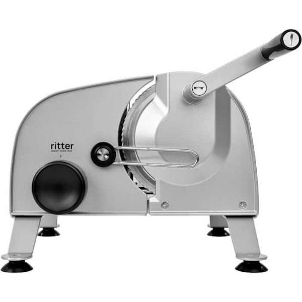 Manuell skivare - Ritter - Manus 3 - Förnicklad metall - Vågblad 17 cm - Tjocklek 20 mm
