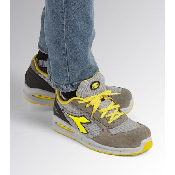 Låga säkerhetsskor DIADORA RUN NET AIRBOX LOW S1P SRC - Grå - Läder - Herr Grå 41