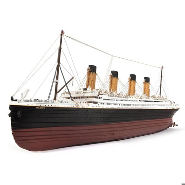 Modellbåt i trä: RMS Titanic Enfärgad
