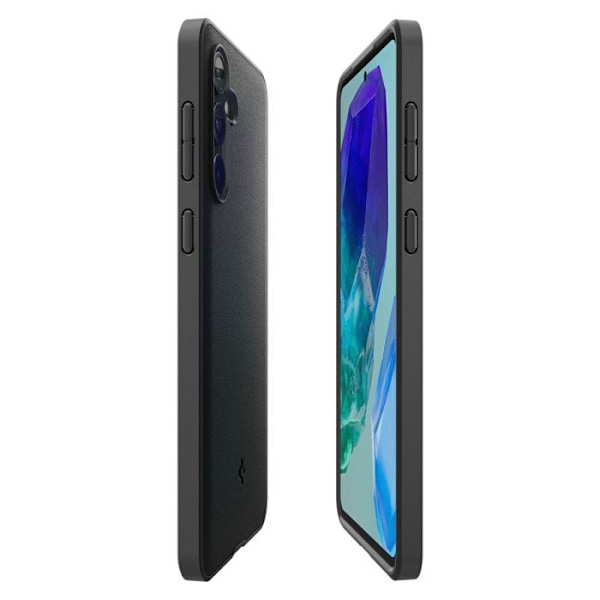 Coque för Samsung Galaxy M55 Essential Sand Blast SPIGEN Svart Matt Matte svart