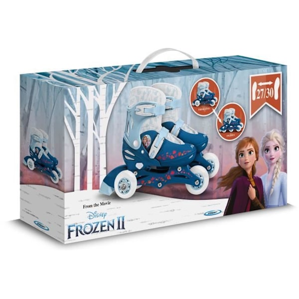 2 in 1 inlines FROZEN II - Storlek 27-30 - Tjej - Från 5 år SNÖKONNINGEN 2