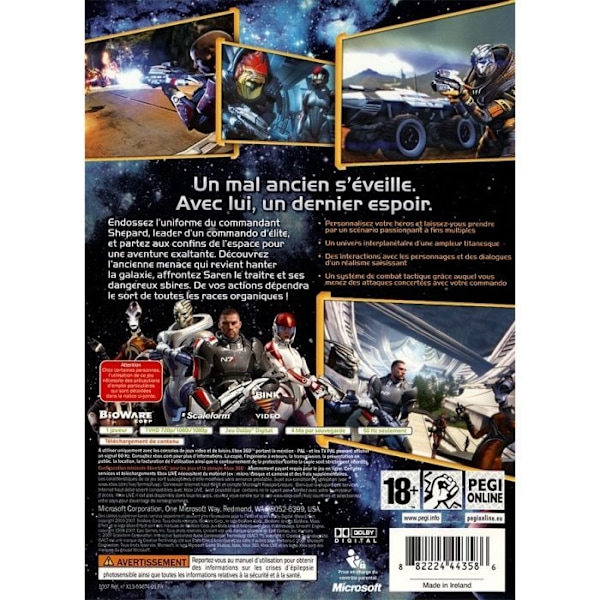 Mass Effect XBOX 360-spel
