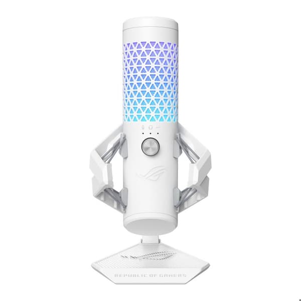 Spelmikrofon - Asus - ROG Carnyx - Kardioidkondensor - 192 kHz - Vit Vit