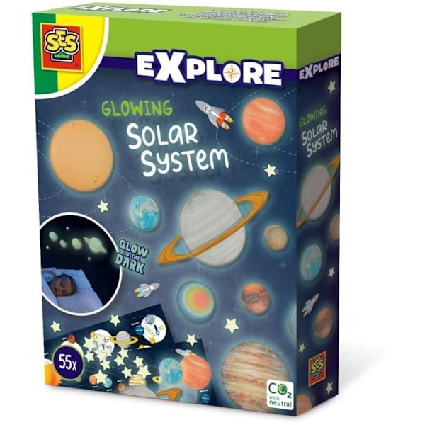 SES CREATIVE - Shiny Solar System Flerfärgad