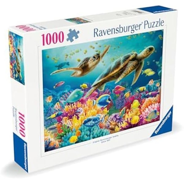 Ravensburger - Pussel för Vuxna - Pussel 1000 bitar - Den Blå Havsvärlden - Vuxna och Barn från 14 År - Pussel av Blå (Blå).