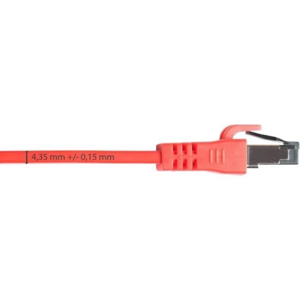 Good Connections Premium Cat. 8.1 Flat patchkabel 15 m U/FTP 40 Gb/s 2000 MHz Kopparledare CU Halogenfri LSZH LAN-kabel