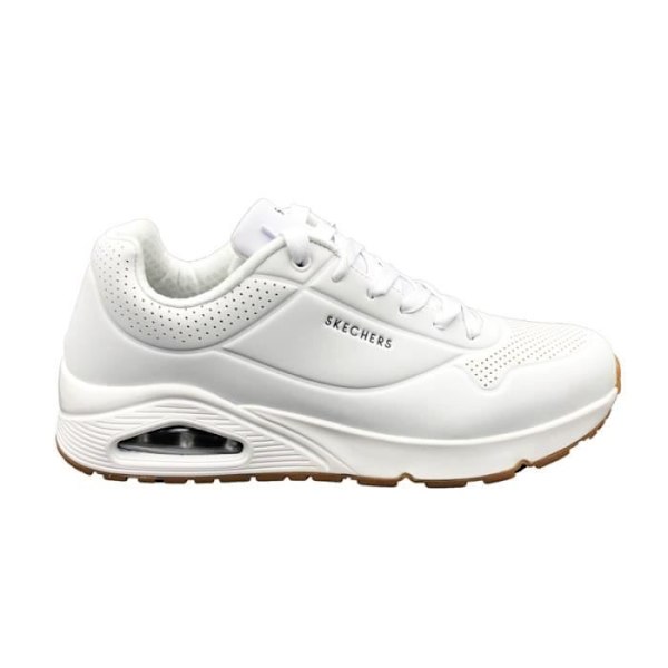 Baskets - SKECHERS - UNO - Sula med minnesskum - Durabuck - Vit färg Vit 41