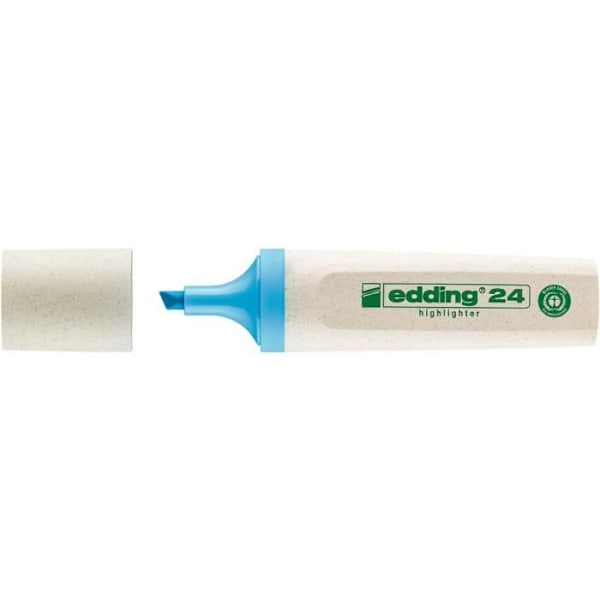 Sats med 10 Ecoline 24 Ljusblå Markeringspennor med Bisead Spets 2-5 mm
