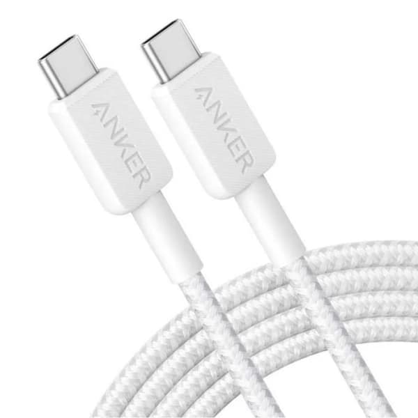 USB-C-kabel - ANKER - 322 - 1,8m - 60W - Plug and Play