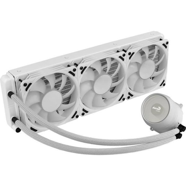 AEROCOOL Mirage L360 ARGB Vit - 360 mm CPU vattenkylningssats - LGA1700-sats ingår