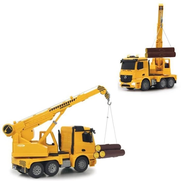 1:20 Mercedes Arocs 2,4Ghz ljusfjärrkontroll Mobilkranbil Flerfärgad