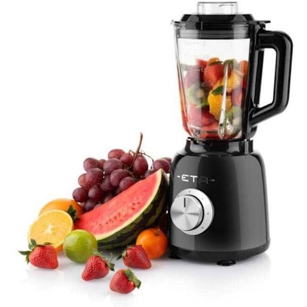 Blender Eta Blender | 901190030 STORIO | Bordsskiva | 1200W | Krukmaterial Glas | Pottkapacitet 1,5 L | Svart