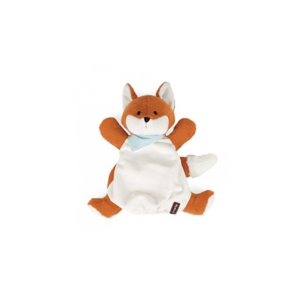 Doudou docka - KALOO - Paprika Fox - Apelsin - 25 x 20 x 10 cm Svart
