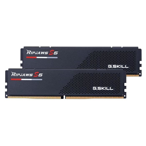 G.Skill RipJaws S5 Low Profile 32 GB (2 x 16 GB) DDR5 6000 MHz CL28 - Svart - Kit med Dual Channel 2 DDR5 RAM-minnen PC5-48000 - F5