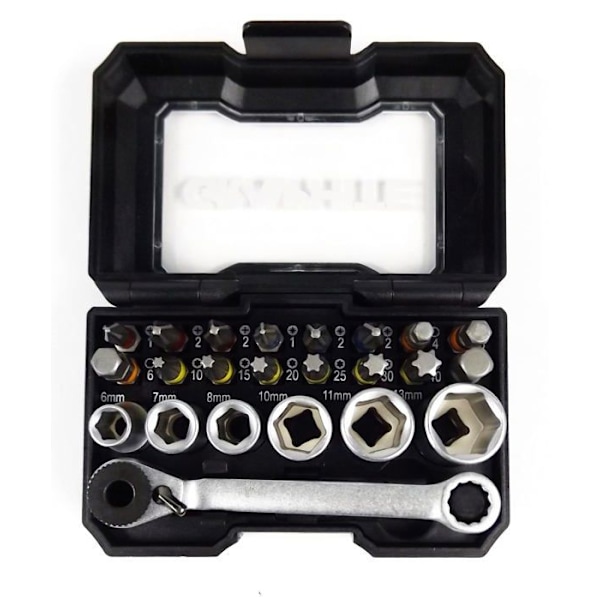 Kraftnyckel - hylsnyckel - dymamometrisk nyckel Graphite - 56H610 - Skruvdragare Inserts