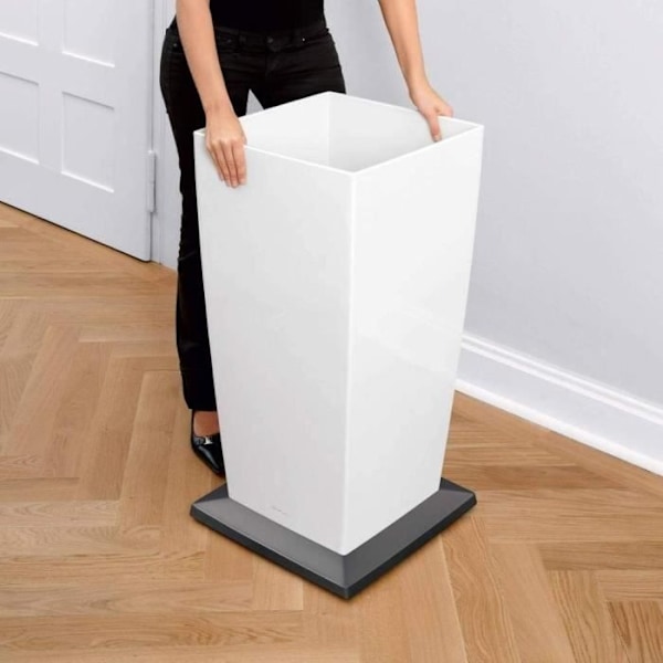 LECHUZA Planteringsmaskin Cubico 40 ALL-IN-ONE Charcoal 18194 metallisk antracit