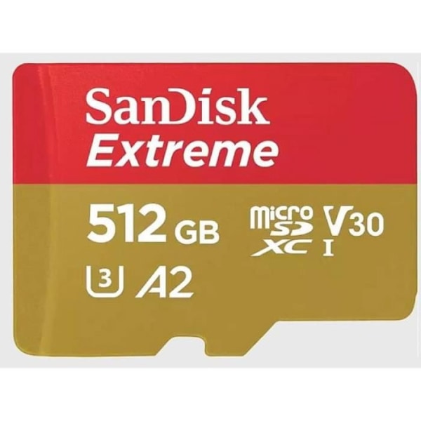 SanDisk Extreme 32 GB Class 10 UHS-I microSDHC-kort stöttåligt, vattentätt