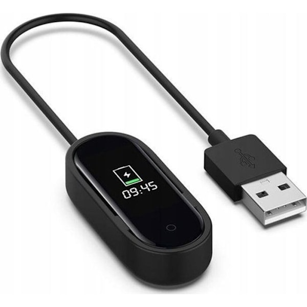 Laddare gps - strömadapter gps Oem LADDAR USB MI BAND / SMART BAND M4 SVART / SVART, 20CM