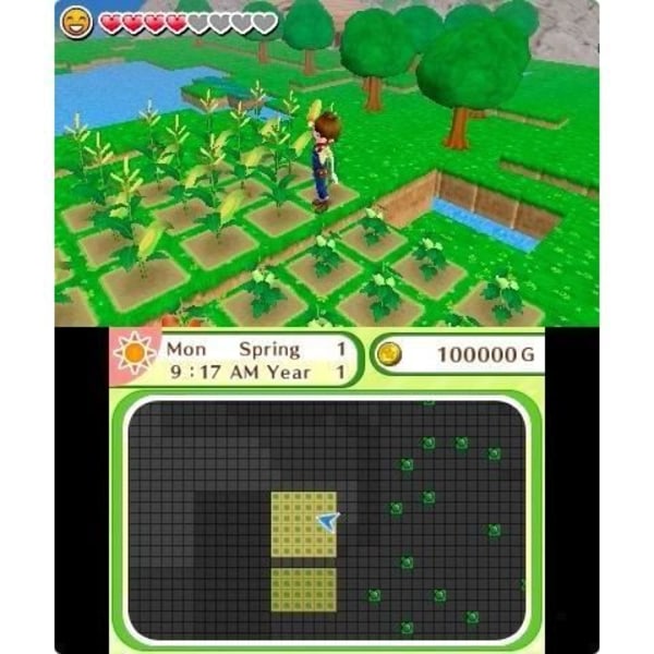 Harvest Moon: Celestial Tree Village 3DS-spel Vit