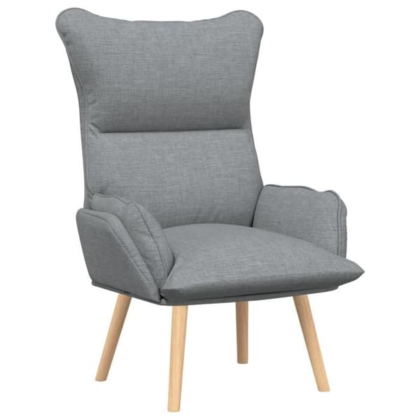 Lugna Stolar i Ljust Grått Tyg