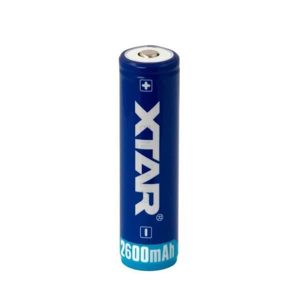 XTAR 1 x 18650 2600mAh uppladdningsbart batteri (skyddat)