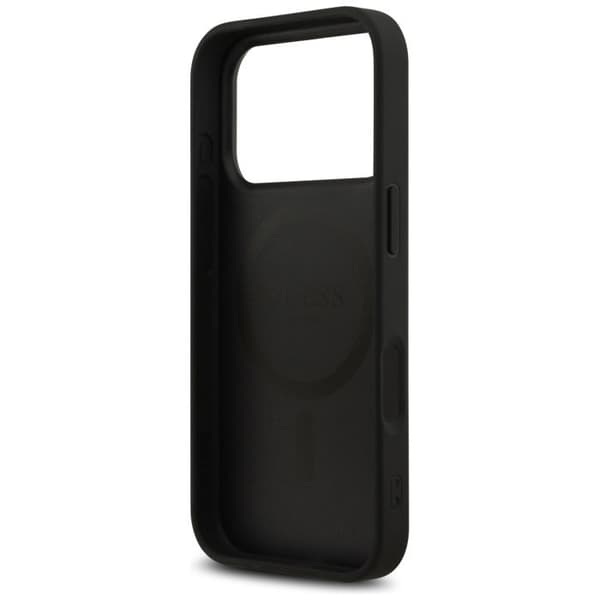 Guess Hardcase 4G Printed Stripes MagSafe för iPhone 17 Pro Max - Svart Svart