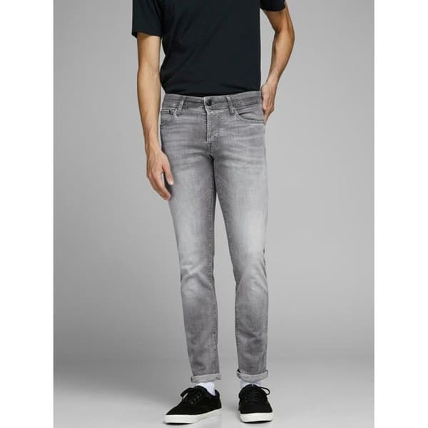 Jeans Jack & Jones Glenn Icon 257 - ljusgrå Ljusgrått 30/30