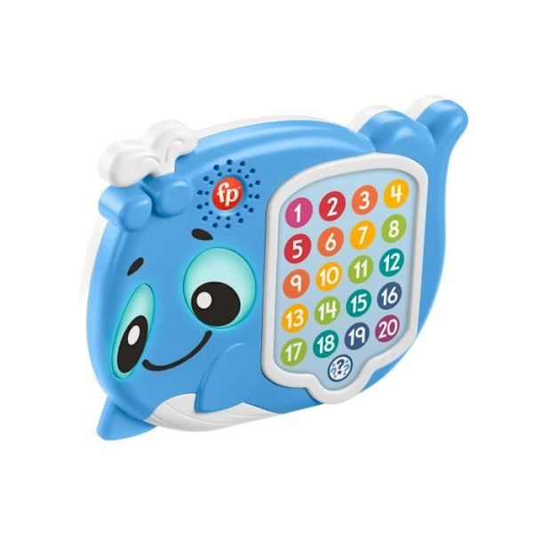 Fisher-Price-Eden the Whale, fransk version-Linkimals HJR68 Flerfärgad