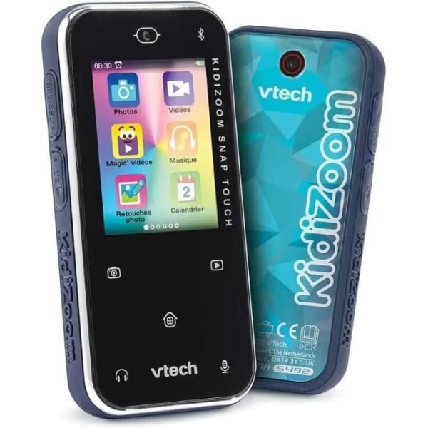 Barnkamera - VTECH - Kidizoom Snap Touch Blue - Dubbellins - 5 megapixlar