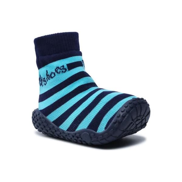 Playshoes Stripes barnstrumpor Marinblå/ljusblå 30