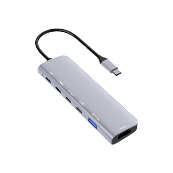 DLH DY-TU5005 USB TYPE-C HUB & KONCENTRATOR 5000 MBIT-S SILVER