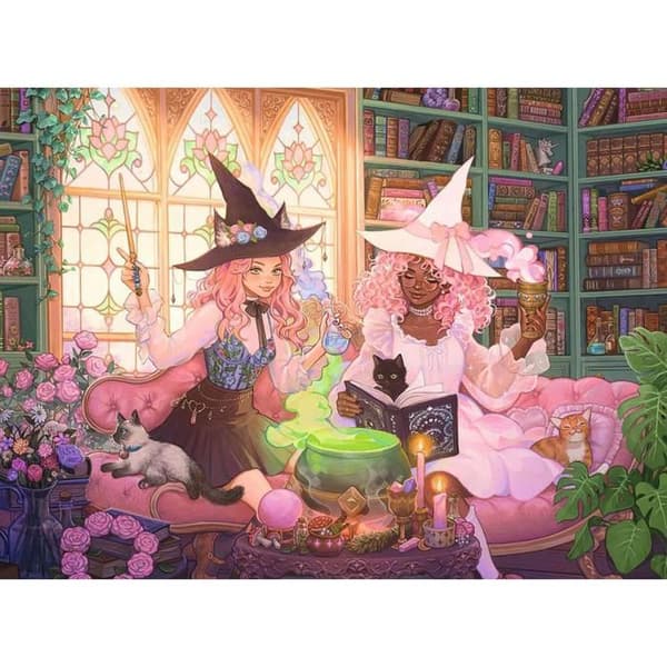 Pussel 200 bitar XXL: Enchanted Library
