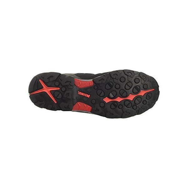 Meindl Lite Trail GTX, vandringsskor för män, grå (Anthrazit/Rot 31), 44,5 EU