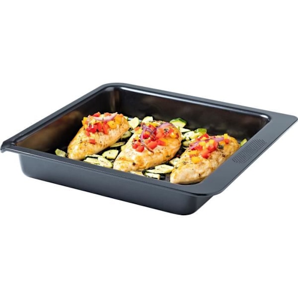 Ugnsform - PYREX - MAGIC - Rektangulär 35x26cm - Non-stick - Stapelbar Svart
