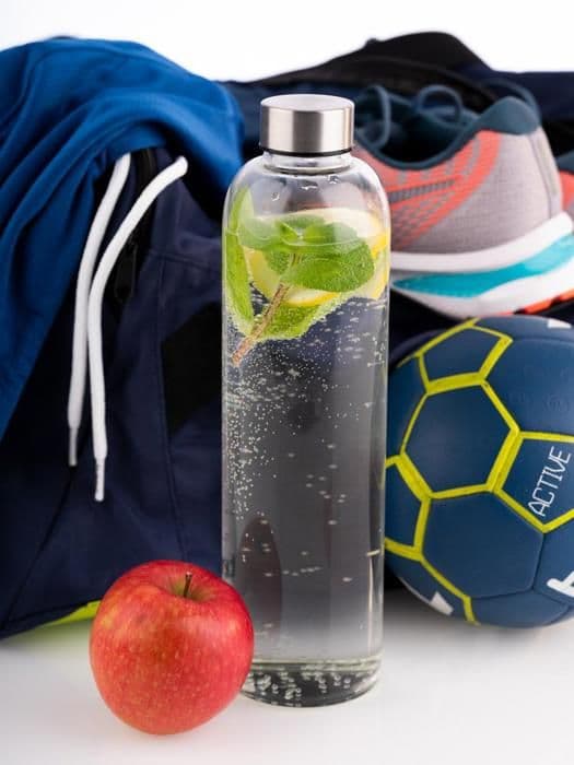 Glasflaska - APS - 66909 - 1 liter - Inoxlock - Ø 7,5 cm