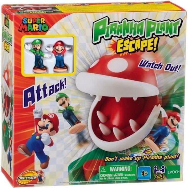 EPOCH - 7357 - Super Mario Piranha Plant Escape Flerfärgad