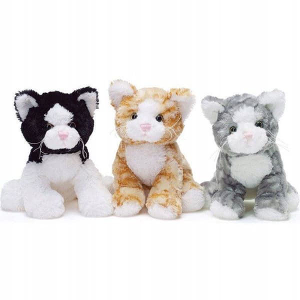 Plush - TEDDYKOMPANIET - TEDDY CATS - Katt - 23CM - Svart