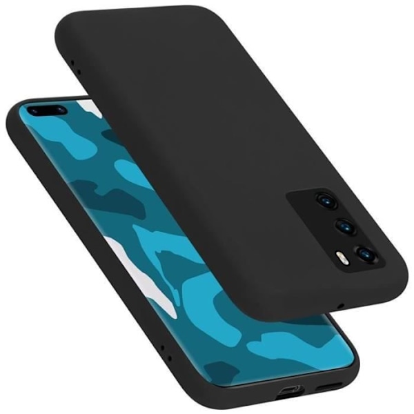 Coque - CADORABO - Huawei P40 - Silikon TPU - Skydd 360° - Halosäkert - Lätt Svart