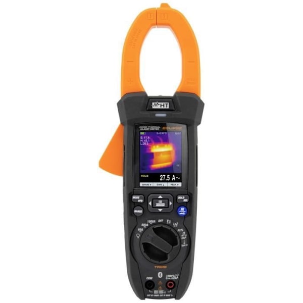 HT Instruments ECLIPSE Digital strömtång med integrerad termisk kamera CAT III 1000 V, CAT IV 600 V, CAT II 15