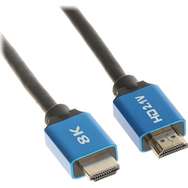 Kabel - TV-kontakt - video - ljud Noname - HDMI-1.5-V2.1 - HDMI-kabel - HDMI 1,5m svart ()