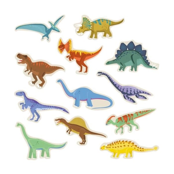 Jag lär mig om dinosaurier - Kreativt spel - SES - Från 3 år Blå