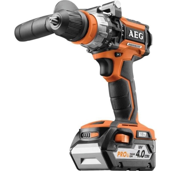 AEG Powertools BSB18CBL-402C Li-Ion 18V 4Ah sladdlös slagborrmaskin med 2 batterier