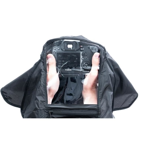 Regnöverdrag - ALTA RAIN - RCL - Större storlek - Transparent TPU - Svart