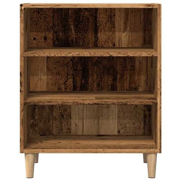 vidaXL Buffé gammalt trä 57x35x75 cm ingenjörsträ, förvaringsskåp, hallmöbel, avlastningsmöbel, möbel 856468
