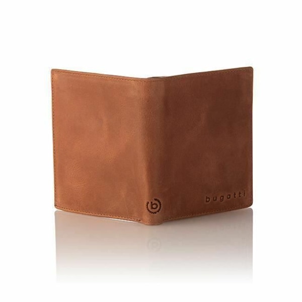 Plånbok - Bugatti - Volo 49218307 - Cognac läder - 5 kortfack - 2 sedelfickor Cognac