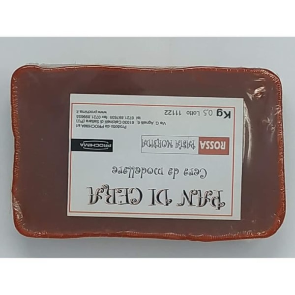 PROCHIMA Vaxpanna, röd, mjuk pasta, 500 gr - CM888G500